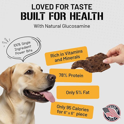 Dog Chits Bison Lung Fillets for Dogs – All-Natural, High Protein Single Ingredient Dog Treats Bison Lung Dog Treats – Grain-Free, Low-Fat – Safe with Sensitive Stomachs – 10 oz