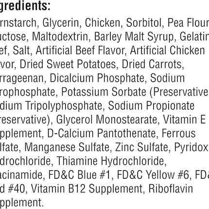 SmartBones Medium Chews With Real Beef 4 Count, Rawhide-Free Chews For Dogs