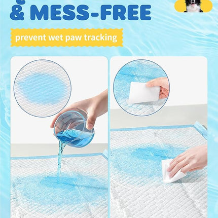 75-Pack XX-Large Puppy Pads - 38" x 28" Pee Pads for Dogs Potty Training with Leak-Proof Quick-Dry Design, 6-Layer Wee Wee Pads for Dogs, Blue