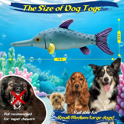 Large Squeaky Dog Toys :Plush Soft Dog Chew Toys - Tug of War for Large,Small, Medium,Puppy Breeds-Puppy Toys to Keep Them Busy