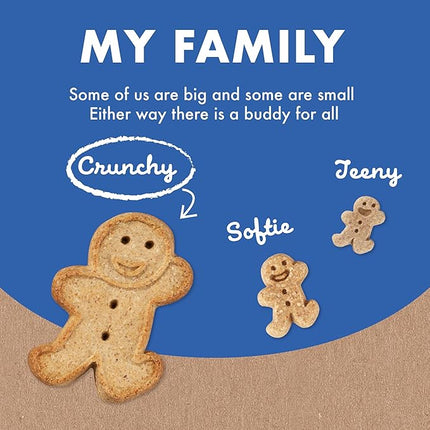 Buddy Biscuits 16 oz. Box of Crunchy Dog Treats Made with Bacon & Cheese