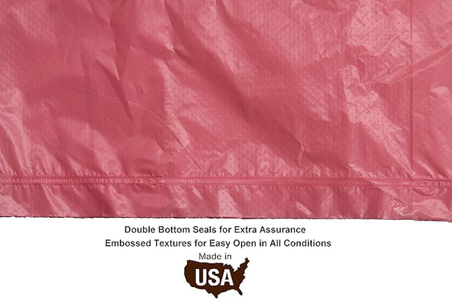 Five Star Pet Purse Style Dispenser with 2 Rolls Made in USA Easy Open Poop Bags Dog Waste Bags (Pink Heart)