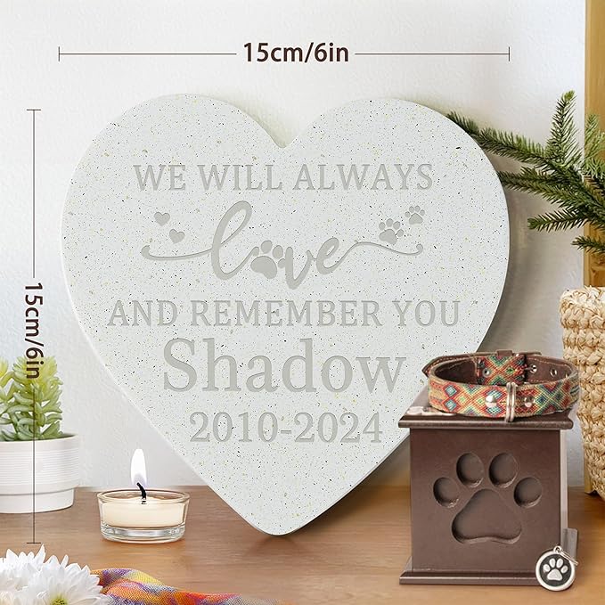 Personalized Pet Stone | Pet Memorial Stone | Dog Memorial Stone | Pet Memorial Gift | Pet Loss Gift | Pet Memorial | Dog Memorial | Cat Memorial | Loss of a Dog - Always Love and Remember