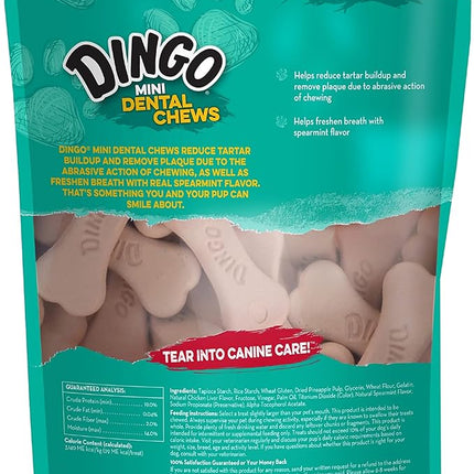 Dingo Denta Treats Teeth Whitening Mini Chews, 48 Pack, Flavourless, 7.6 Oz