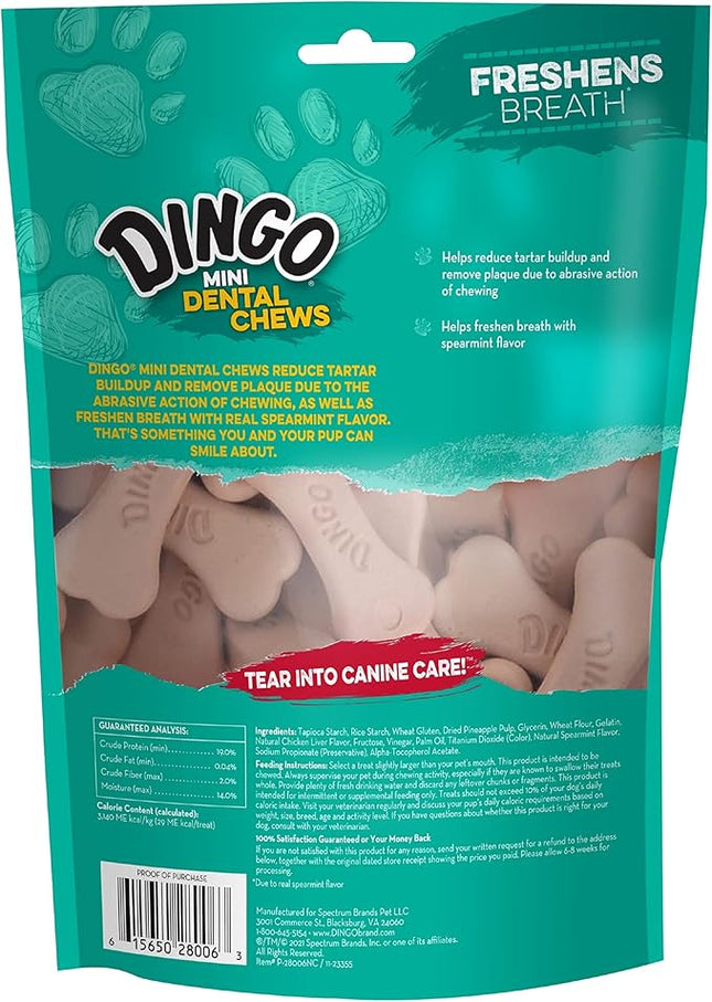 Dingo Denta Treats Teeth Whitening Mini Chews, 24 Pack, Flavourless, 7.6 Oz