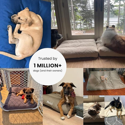 K9 Ballistics Tough Rectangle Pillow Dog Bed - Removable Cover, Washable, Durable & Water Resistant Dog Bed - XX-Large, Sage Green