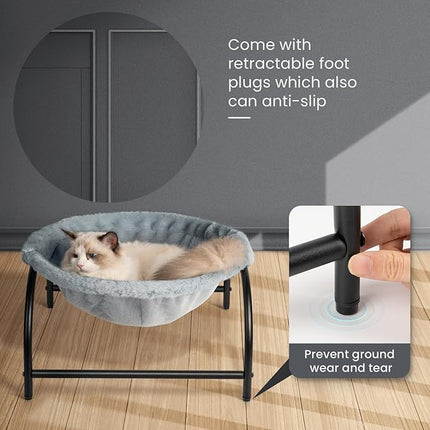 Cat Bed Dog Bed Pet Hammock Bed Kitty Sleeping Cat Supplies Pet Supplies Whole Wash Stable, Detachable, Breathable, Easy Assembly Indoors Outdoors, 16.9 in x 16.9 in x 9.5 in