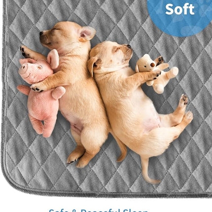 CoolShields Washable Puppy Dog Pee Pad, 82" X120" Extra Large, Waterproof Whelping Training Pet Mat for Playpen, Crate, Potty, Floor, Bed