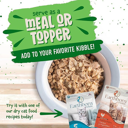 Earthborn Holistic Chicken Catcciatori Grain-Free Moist Cat Food 3 Ounce (Pack of 24)