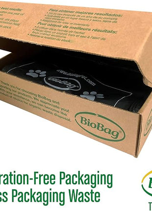 BioBag Premium Pet Waste Bags, Standard Size, 200 Count, Great For All Dog Breeds, Fits in Standard Park Dispensers