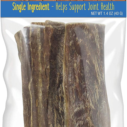 Cadet 100% Beef Strip Long Lasting Chews for Dogs, Single Ingredient Beef Esophagus Dog Treats, Natural High Protein Rawhide Alternative for Small & Large Dogs, 1.4 Ounce