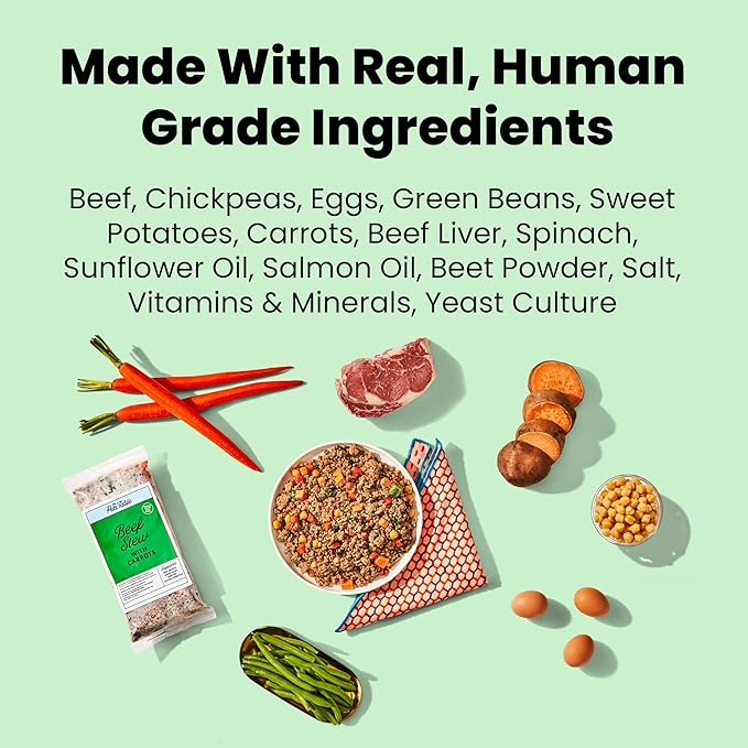 The Pets Table Human-Grade Variety Pack Fresh Dog Food, Dog Food Topper or Complete Meal, 6 Count of 32 to 36-oz Pouches, 12.7lbs