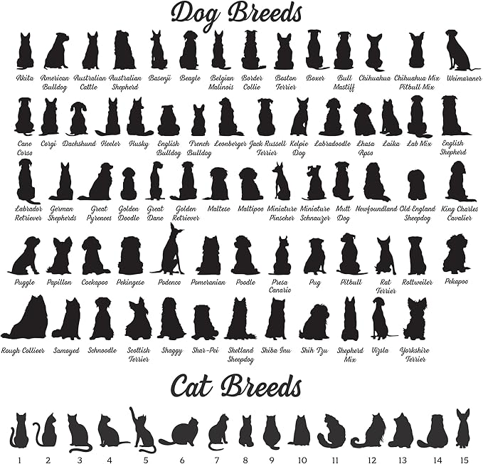 Personalized Pet Memorial Suncatcher – Custom Dog & Cat Suncatcher with Name, Breed & National Park Background for Up to 3 Pets, Pet Loss Sympathy Gift, Memorial Gift for Pet Lovers