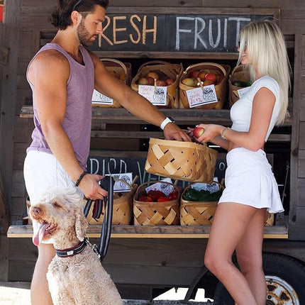 Black Rhino Dog Collars for Medium Dogs - Adjustable Reflective Heavy Duty Dog Collar with Ultra-Soft Neoprene Padding - Weatherproof, Durable, and Comfortable for Active Dogs - Burgundy and Black