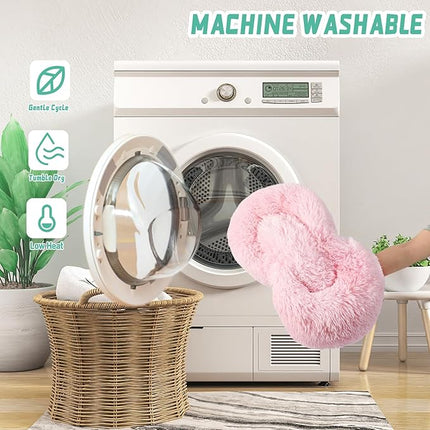 NOYAL Calming Donut Dog Bed for Small to Medium Dogs & Cats - Plush Faux Fur Anti-Anxiety Pet Bed with Machine Washable Cover & Non-Slip Base