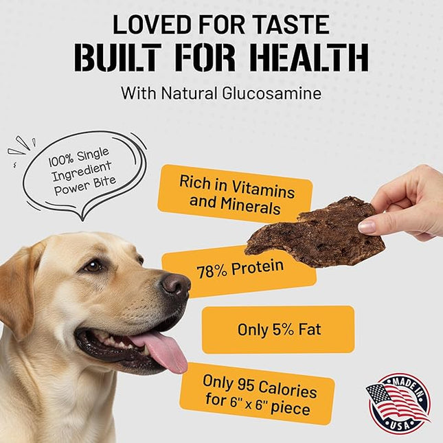 Dog Chits Bison Lung Fillets for Dogs – All-Natural, High Protein Single Ingredient Dog Treats Bison Lung Dog Treats – Grain-Free, Low-Fat – Safe with Sensitive Stomachs – 6 oz