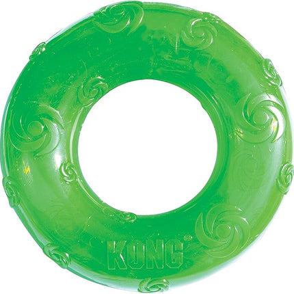KONG Squeezz Ring Dog Toy, Medium, Assorted Colors