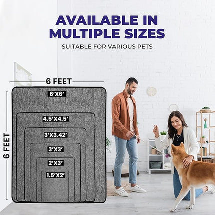 PUPIBOO Washable Pee Pads for Dogs and Cats - Super Absorbent Reusable Puppy Training Pads - 100% Waterproof, Leak-Proof & Non-Slip Whelping Pads for Pet Housebreaking