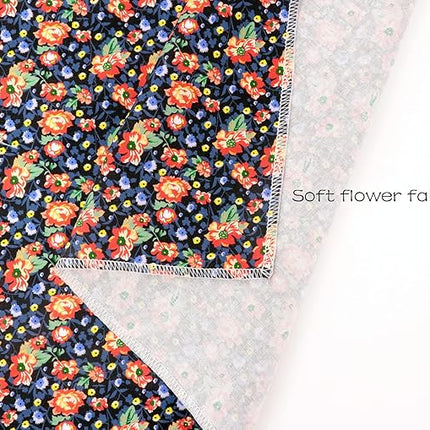 Lionheart glory Dog Bandana 1 Pack Washable Soft Cotton Floral Print Bibs Scarf, Adjustable Kerchief Square Dog Bandanas for Small Dogs