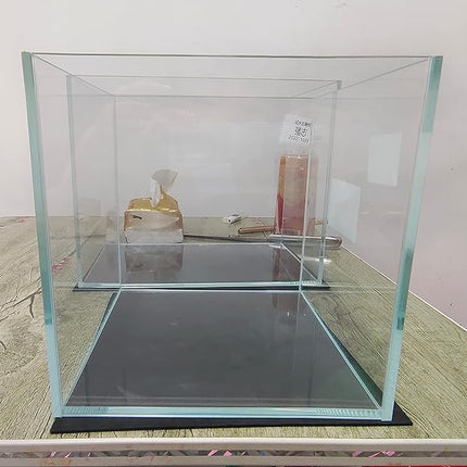 Small Nano Tall Rimless Tank, Glass Fish Tank, Betta Tank (2 Gallon 7.8x7.8x7.8inch/20x20x20cm)