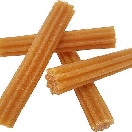 Himalayan Dog Chew Churro Yak Cheese Dog Chews, 100% Natural, Long Lasting, Gluten Free, Healthy & Safe Dog Treats, Lactose & Grain Free, Protein Rich, For All Breeds, Soft, Real Bacon Flavor, 4 Pack