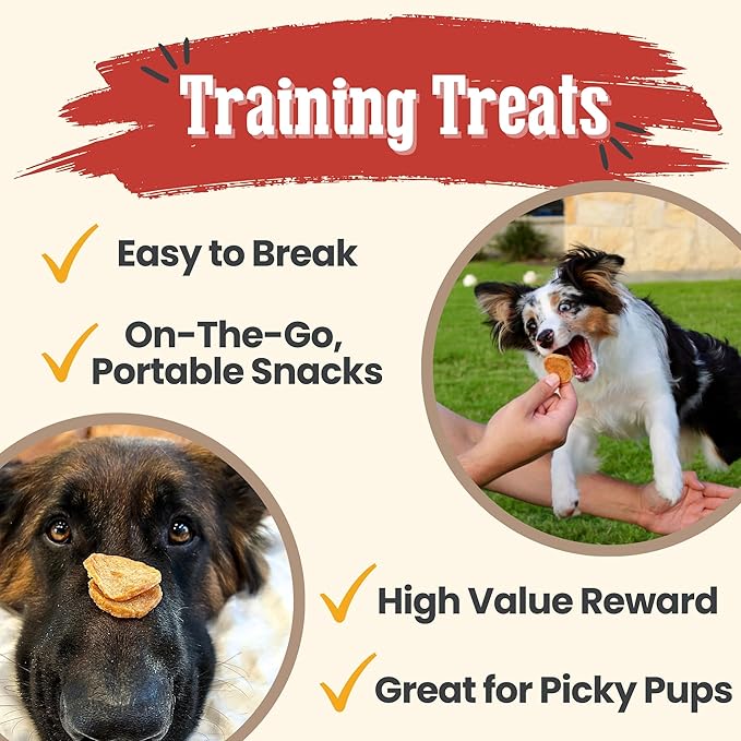 Farm To Pet - Dog Training Treats - Chicken Chips, Single Ingredient - 12 oz, Lean, All Natural, Healthy Dog Treats for Small, Medium, Large Breeds, & Puppies, Made in USA