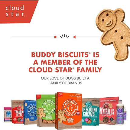 Buddy Biscuits Softies 8 oz Pouch, Soft & Chewy, Natural Peanut Butter Flavor Dog Treats, Oven Baked in The USA