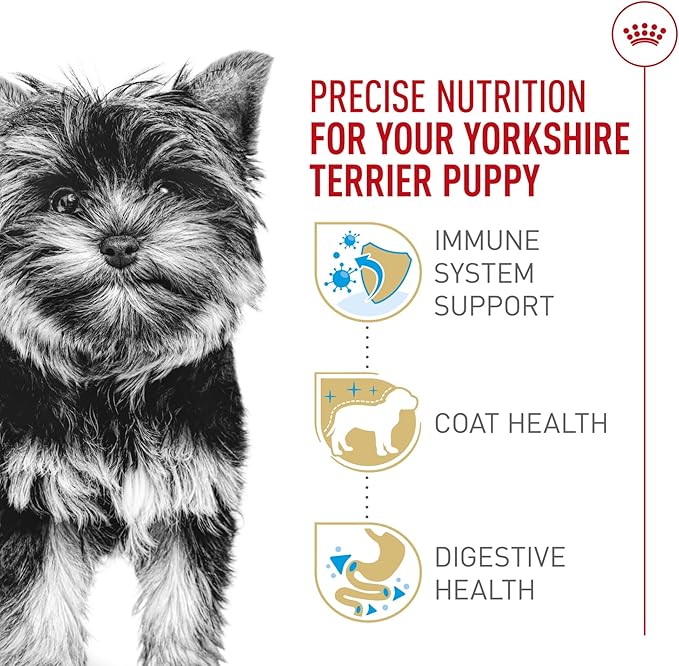 Royal Canin Breed Health Nutrition Yorkshire Terrier Puppy Dry Dog Food, 2.5 lb Bag