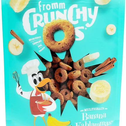 Fromm Crunchy Os Banana Kablammas Dog Treats - Premium Crunchy Dog Treats - Banana Recipe - 6 oz