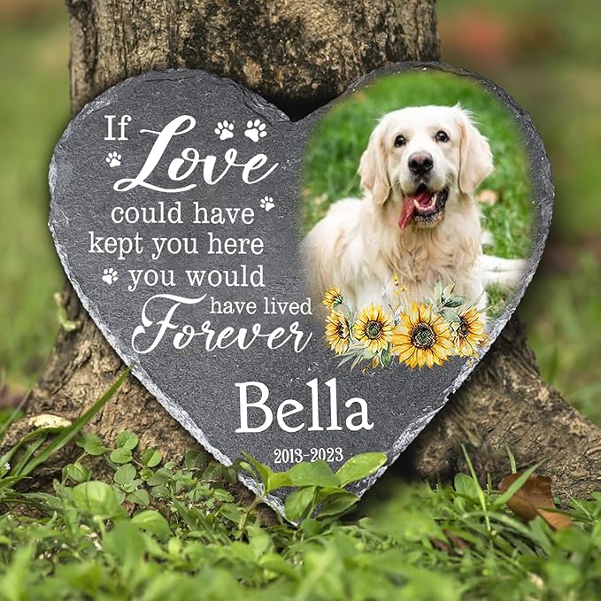 Gabita If Love Could Have Saved You Personalized Dog Memorial Stone, Pet Memorial Gifts, Cemetery Decorations for Grave, Pet Loss Gifts, Dog Memorial Gifts for Loss of Dogs