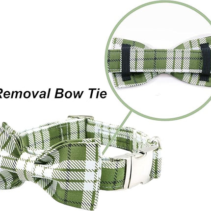 ARING PET Bowtie Dog Collar, Dog Collar with Bow, Adjustable Dog Collars for Small Medium Large Dogs.