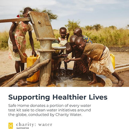 Safe Home® DIY Bacteria in Water Test Kit – Results as Fast as 6 Hours – Detects 50 Different Species of Coliform Bacteria – EPA Lab Certified – Made in the USA – (2 Pack)