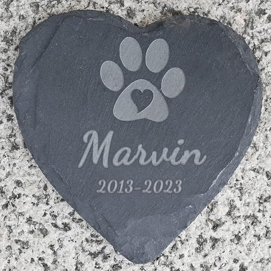 Personalized Memorial Stones for Pets, in Memory of Pet, Pet Memorial Gifts for Dogs, Loss of Pet Sympathy Gift Dog, Loss of Cat Gifts, Remembrance, Gifts, 4''×4''/10×10cm