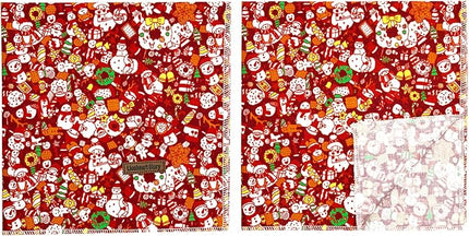 Lionheart glory Christmas Dog Bandana Red Dogs Bandana 1 Pack Washable Soft Dog Scarf, Square Adjustable Pet Bandanas for Medium Large Dogs