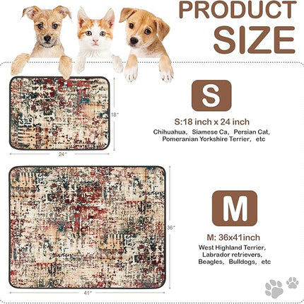 Qeils Washable Pee Pads for Dogs, 2 Pack Reusable Puppy Pads 36"x41" Super Absorbent Leakproof Dog Training Pads, Non-Slip Potty Pads for Floor, Crate, Couch, Whelping Pads Litter Mat Puppy Supplies