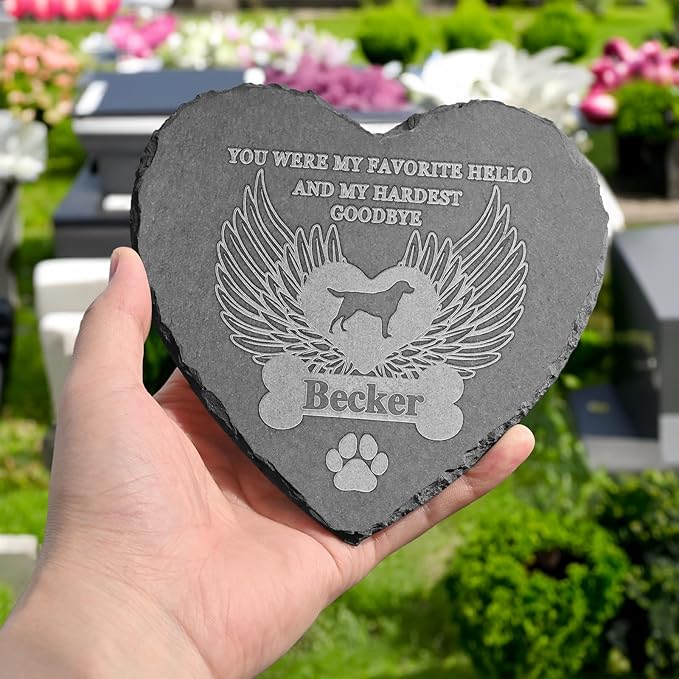 Personalized Dog Memorial Stone, Loss of Dog Sympathy Gift, Dog Memorial Gifts for Loss of Dog, Pet Loss Gifts Dog, Dog Bereavement Gifts, Dog Remembrance Gifts, in Memory of Dog
