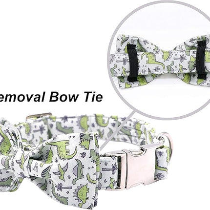 ARING PET Bowtie Dog Collar, Dog Collar with Bow, Adjustable Dog Collars for Small Medium Large Dogs.