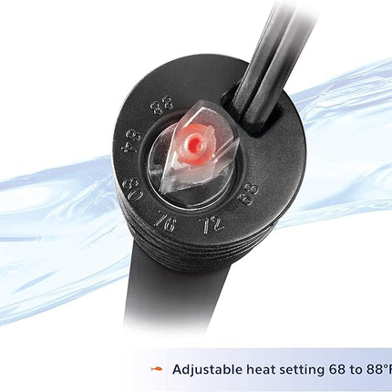 Aqueon Adjustable PRO Aquarium Heater Up to 20 Gallons, 50 Watts