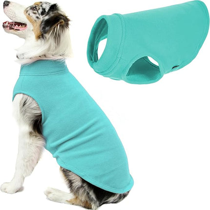 Gooby Stretch Fleece Vest Dog Sweater - Mint, 5X-Large - Warm Pullover Super Stretchy Fleece Dog Jacket for Small to Large Dogs