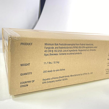 Bird Barrier Optical Gel Bird Deterrent – 200 Pack All-Natural Bird Gel – Deters Most Species Including Pigeons, Woodpeckers, Gulls, Crows, Starlings – Ideal for Ledges, Balconies, Signs, Equipment