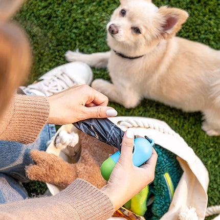 20 Dog Poop Bags With Dispenser and Leash Clip, Guaranteed Leak-Proof, Extra Thick and Strong Poop Bags for Dogs, Pet Waste Bags Made With EPI Technology