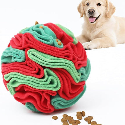 Snuffle Ball for Dogs - Interactive Dogs Toys to Keep Them Busy, Dog Puzzle Toy, Christmas Dog Toys Gifts for Small, Medium, Large Pet, Training Reward Gift