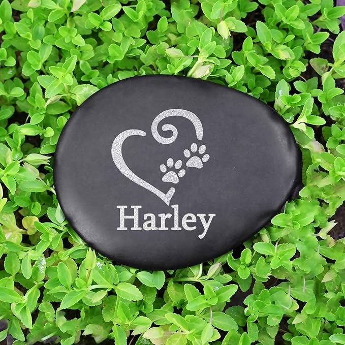 Pet Memorial Stones - Personalized Pet Memorial Gifts - Dog Sympathy Gifts - Pet Passed Away Gift - Cat Memorial Stones - Dog Memorial Stone - Pet Memorial Grave Marker - Pet Loss Gifts