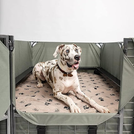 EZwhelp Reusable Dog Pee Pads, Washable Waterproof Mats for Potty Training or Whelping Pads, Puppy Pad with Rounded Corners, 36x48 Inch, 2 Pack