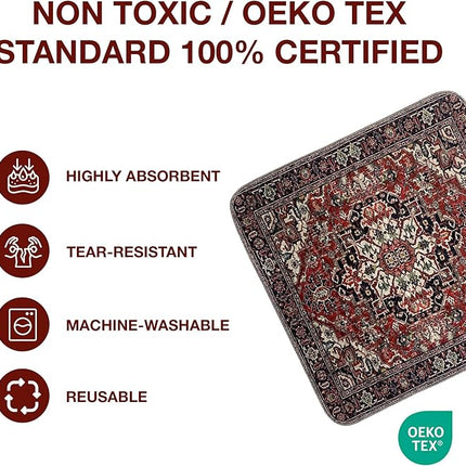 PUPIBOO Washable Pee Pads for Dogs and Cats - Super Absorbent Reusable Puppy Training Pads - 100% Waterproof, Leak-Proof & Non-Slip Whelping Pads for Pet Housebreaking