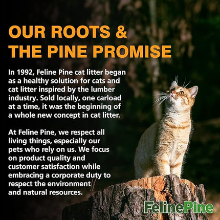 Feline Pine Platinum Non-Clumping Cat Litter 18lb. (Pack of 2)