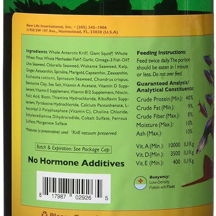 New Life Spectrum Naturox Optimum All Purpose Flakes 90g Fish Food