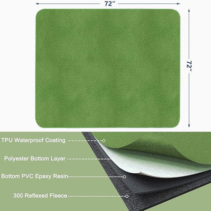 INVENHO Washable Pee Pads for Dogs 72"x72" Reusable Dog Pads Extra Large Upgrade Non-Slip Dog Pee Pads Heavy Absorbency Puppy Pee Pads Quick Dry Whelping Pads/Waterproof Puppy Training Pad