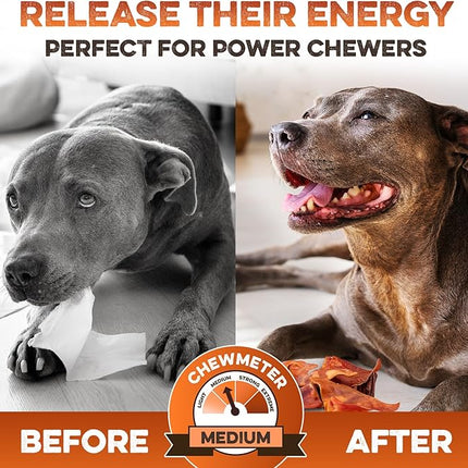 BRUTUS & BARNABY Whole Pig Ears for Dogs, 100 Ct. – All-Natural Single Ingredient Dog Chews, Slow Cooked & Fully Digestible Rawhide Alternative