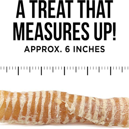 Natural Rapport Beef Trachea Dog Treats - The Only Beef Trachea Chews Dogs Need - All Natural Dog Treats for Small and Large Dogs (3 Chews)